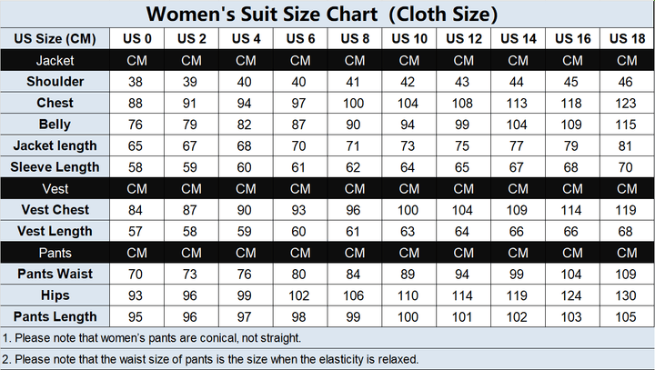 solovedress Fashion Flat Peak Lapel 3 Pieces Women Suit (Blazer+vest+Pants)