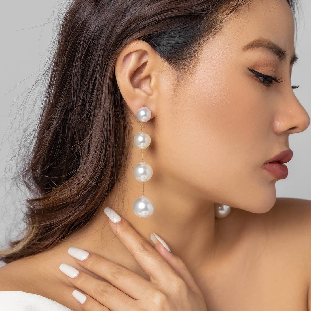 solovedress Women's Fashion Pearl Earrings